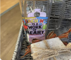 "Teaching is a Work of Heart" Plaque